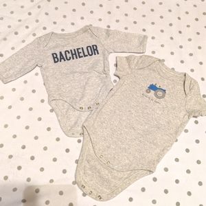 0-3 month onsies - boys
